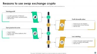 Reasons To Use Swap Exchange Crypto