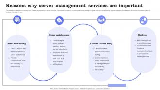 Reasons Why Server Management Services Are Important