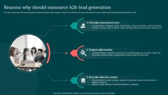 Reasons Why Should Outsource B2B Lead Generation Implementing B2B Marketing Strategies Mkt SS