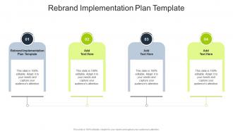 Rebrand Implementation Plan Template In Powerpoint And Google Slides Cpb