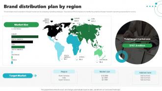 Rebrand Launch Plan Brand Distribution Plan By Region Ppt Slides Guidelines