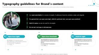 Rebrand Launch Plan Typography Guidelines For Brands Content