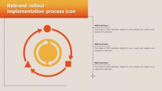 Rebrand Rollout Implementation Process Icon