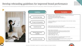 Rebranding Campaign Initiatives For Brand Upgrade Develop Rebranding Guidelines For Improved Brand