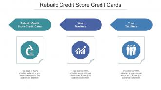 Rebuild Credit Score Credit Cards Ppt Powerpoint Presentation Slides Backgrounds Cpb