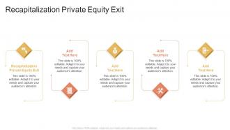Recapitalization Private Equity Exit In Powerpoint And Google Slides Cpb