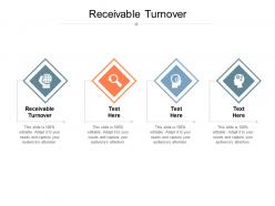Receivable turnover ppt powerpoint presentation model graphic images cpb