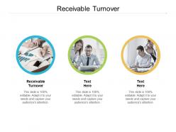 Receivable turnover ppt powerpoint presentation summary shapes cpb