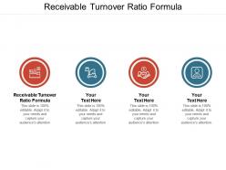 Receivable turnover ratio formula ppt powerpoint presentation icon graphics pictures cpb