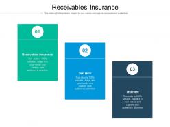 Receivables insurance ppt powerpoint presentation portfolio images cpb