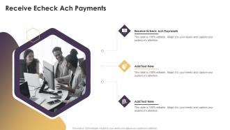 Receive Echeck Ach Payments In Powerpoint And Google Slides Cpb