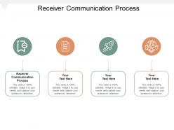 Receiver communication process ppt powerpoint presentation file graphics template cpb