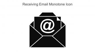 Receiving Email Monotone Icon In Powerpoint Pptx Png And Editable Eps Format