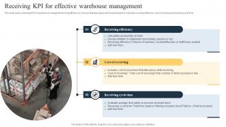 Receiving KPI For Effective Warehouse Management