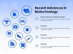 Recent advances in biotechnology ppt powerpoint presentation portfolio designs