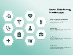 Recent biotechnology breakthroughs ppt powerpoint presentation visuals