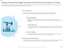 Recent trends that might transform the oil and gas analyzing the challenge high