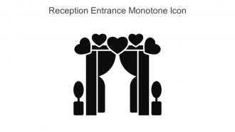 Reception Entrance Monotone Icon In Powerpoint Pptx Png And Editable Eps Format