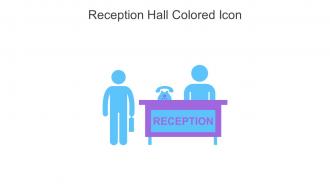 Reception Hall Colored Icon In Powerpoint Pptx Png And Editable Eps Format