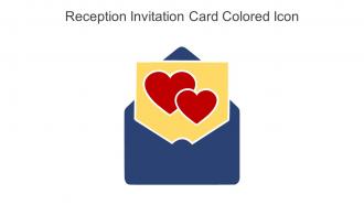 Reception Invitation Card Colored Icon In Powerpoint Pptx Png And Editable Eps Format