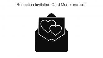 Reception Invitation Card Monotone Icon In Powerpoint Pptx Png And Editable Eps Format