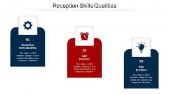 Reception Skills Qualities Ppt Powerpoint Presentation Infographic Template Cpb