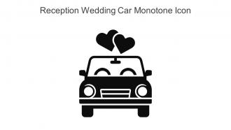 Reception Wedding Car Monotone Icon In Powerpoint Pptx Png And Editable Eps Format