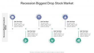 Recession Biggest Drop Stock Market In Powerpoint And Google Slides Cpb