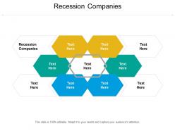 Recession companies ppt powerpoint presentation icon demonstration cpb