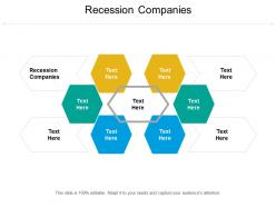 Recession companies ppt powerpoint presentation ideas summary cpb