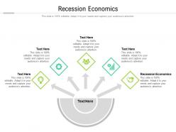 Recession economics ppt powerpoint presentation slides introduction cpb