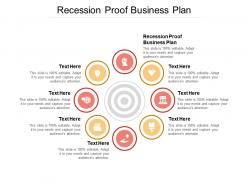Recession proof business plan ppt powerpoint presentation model background cpb