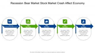 Recession Stock Market Crash Affect Economy In Powerpoint And Google Slides Cpb
