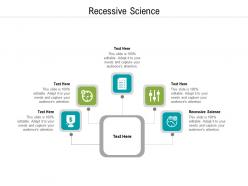 Recessive science ppt powerpoint presentation diagram templates cpb