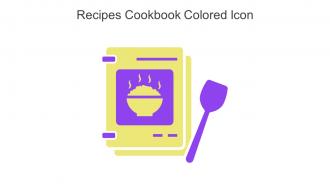 Recipes Cookbook Colored Icon In Powerpoint Pptx Png And Editable Eps Format