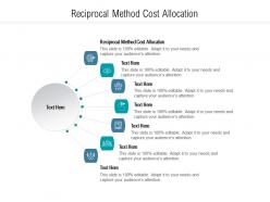 Reciprocal method cost allocation ppt powerpoint presentation ideas gridlines cpb