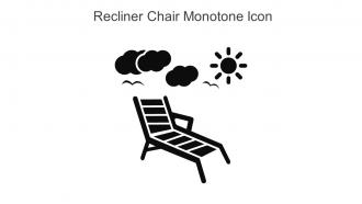 Recliner Chair Monotone Icon In Powerpoint Pptx Png And Editable Eps Format