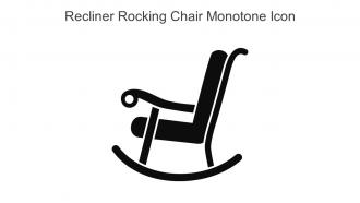 Recliner Rocking Chair Monotone Icon In Powerpoint Pptx Png And Editable Eps Format