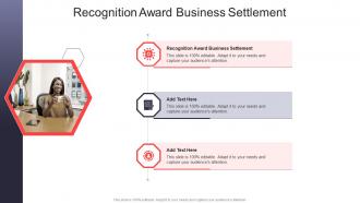 Recognition Award Business Settlement In Powerpoint And Google Slides Cpb