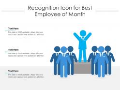 Recognition icon for best employee of month