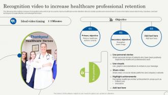 Recognition Video To Increase Healthcare Strategic Plan To Promote Strategy SS V