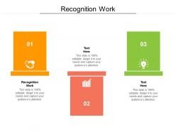 Recognition work ppt powerpoint presentation ideas slide portrait cpb