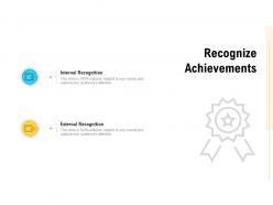 Recognize achievements external recognition ppt powerpoint presentation infographic