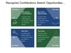 Recognize contributions search opportunities financial sector development