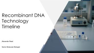 Recombinant DNA Technology Timeline PPT Designs VA