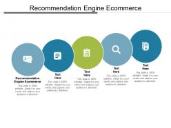 Recommendation engine ecommerce ppt powerpoint presentation layouts graphic images cpb