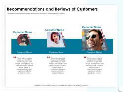 Recommendations And Reviews Of Customers Just Right Ppt Powerpoint Presentation Samples