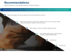 Recommendations electronic banking ppt powerpoint presentation styles information