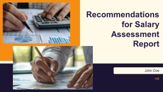 Recommendations For Salary Assessment Report PPT Guidelines AT