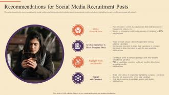Recommendations For Social Media Recruitment Posts Procedure For Social Media Recruitment